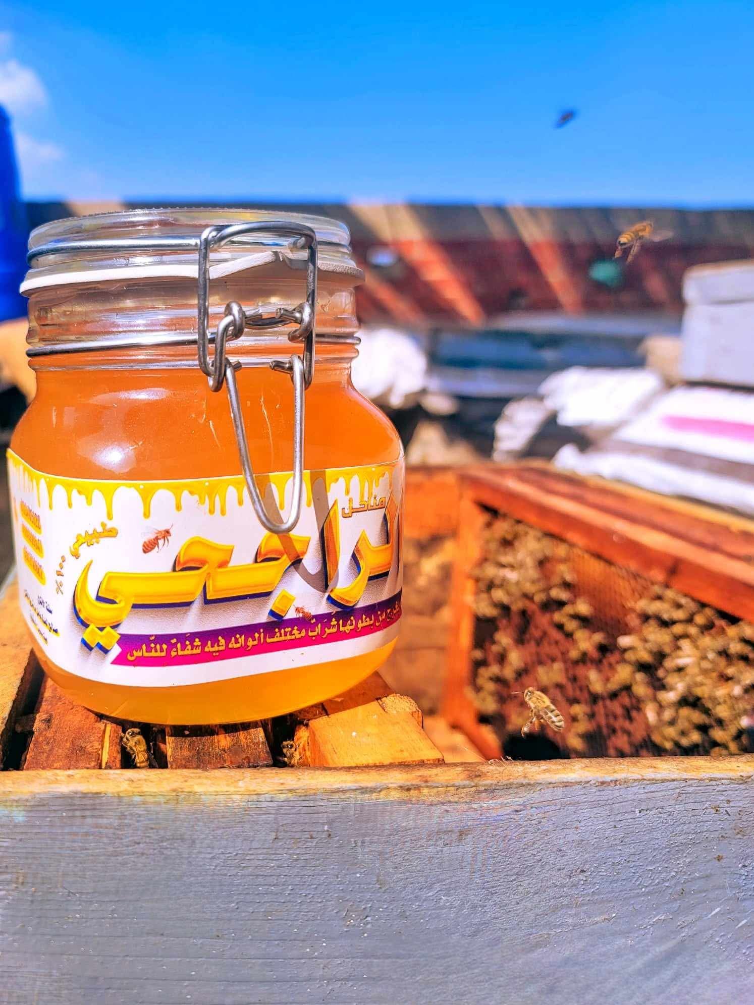 عسل نحل طبيعي نقي 100%