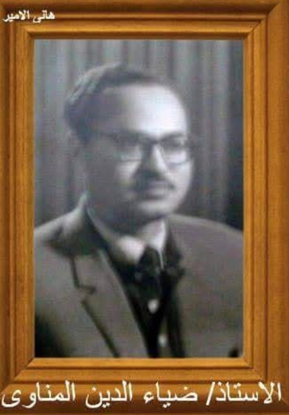 المرحوم الاستاذ / ضياء الدين المناوى